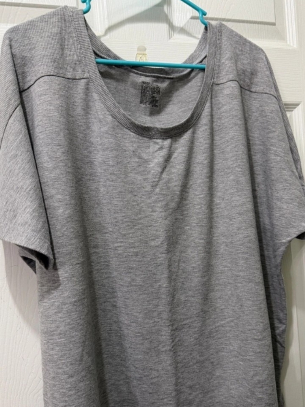 Gilligan & O'Malley Women's Gray Short Sleeve Sleep Top